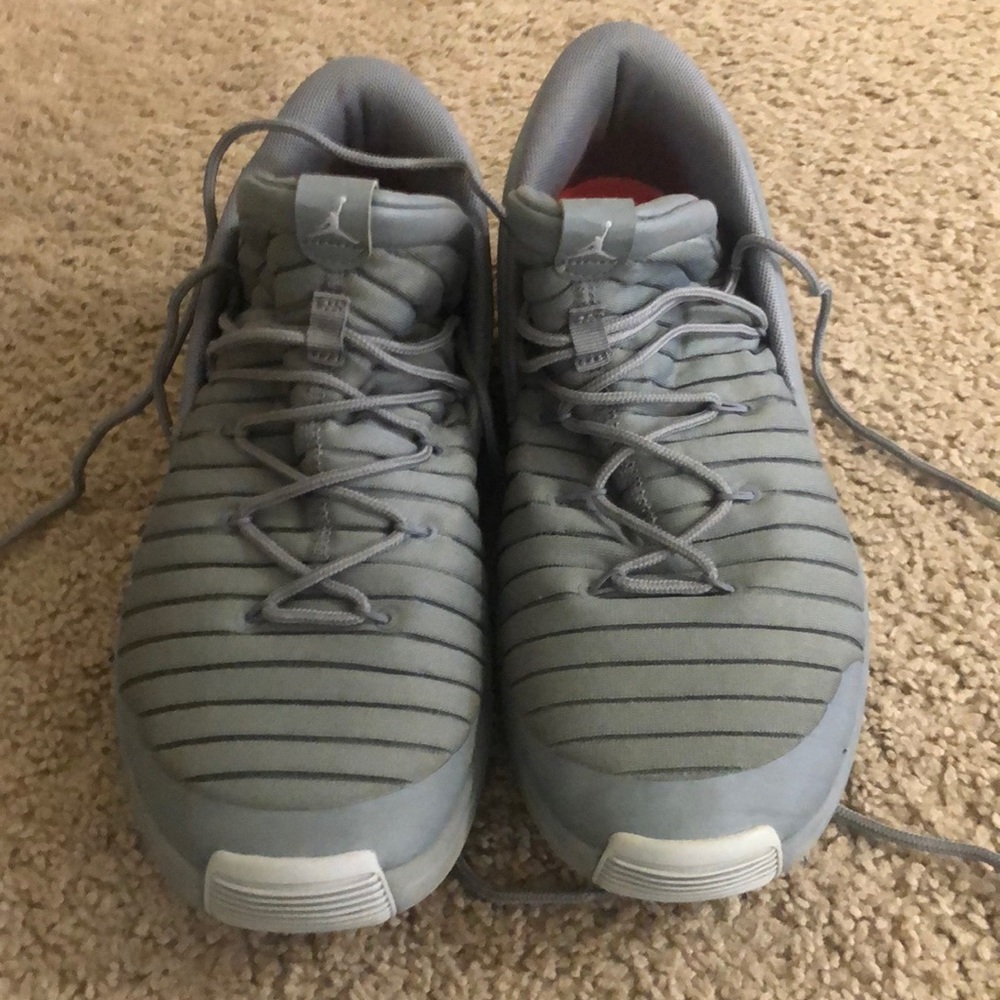 Men’s size 10 Jordan’s, grey